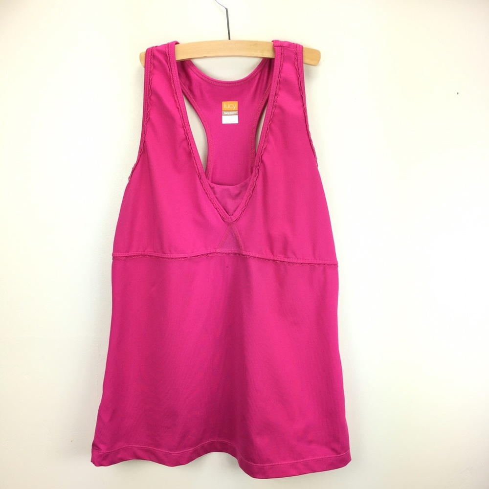Lucy Pink Tank Top